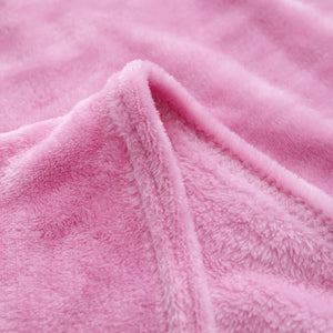 Plush Pink Blanket - Hansel & Gretel Home Decor