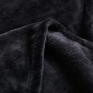 Plush Black Blanket - Hansel & Gretel Home Decor