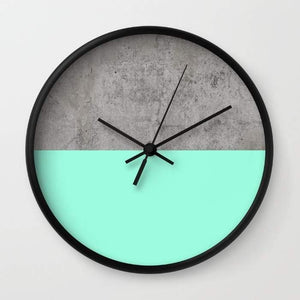 Vintage Gray and Blue Wall clock