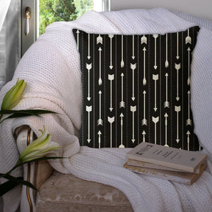 Simple Patterned Black and Brown Decorative Pillow Case - Hansel & Gretel Home Decor