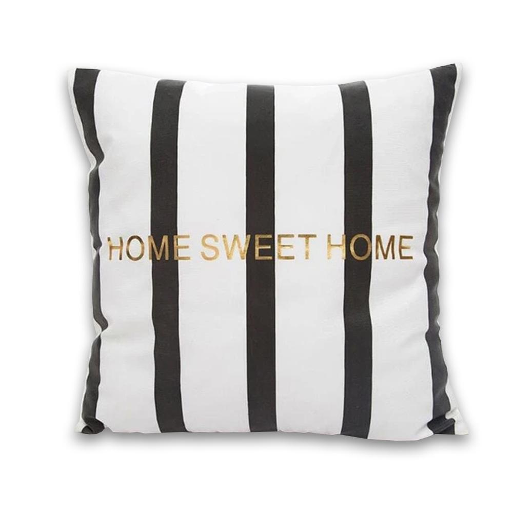 Stylish Black and White Decorative Pillow Case - Hansel & Gretel Home Decor