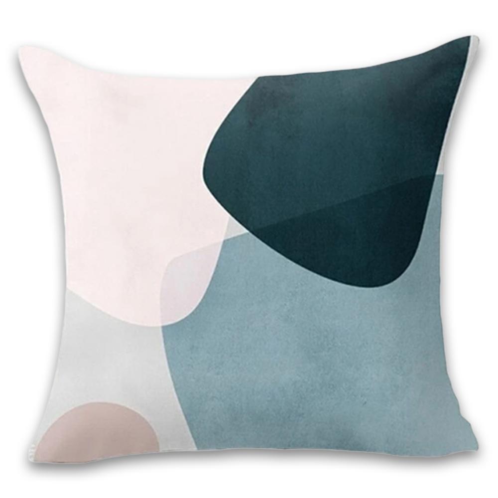 Trendy Shades of Green and Gray Decorative Pillow Case - Hansel & Gretel Home Decor