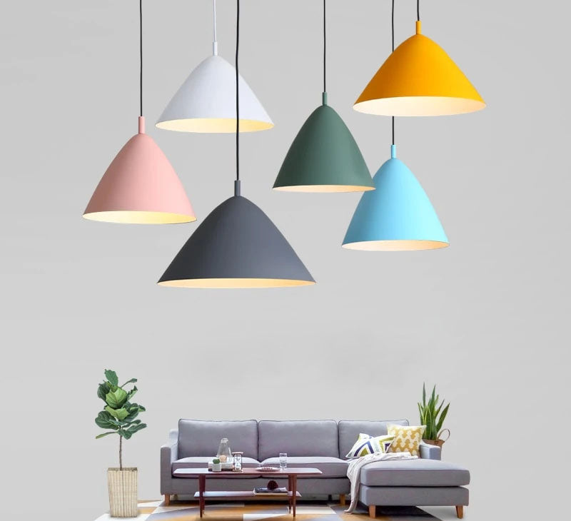 Pink Nordic American LED Hanging Lamp - Hansel & Gretel Home Decor