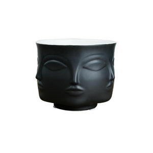 Unique Face Design Porcelain Vase - Hansel & Gretel Home Decor