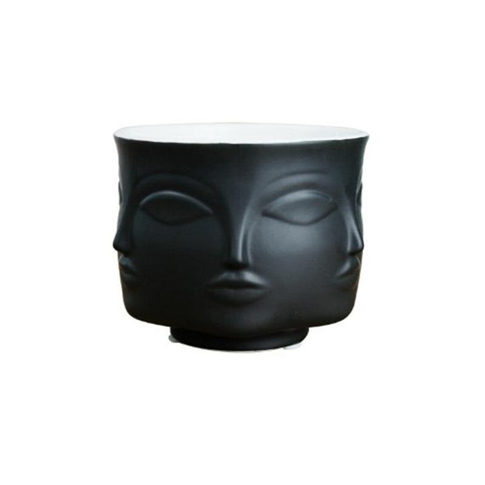 Unique Face Design Porcelain Vase