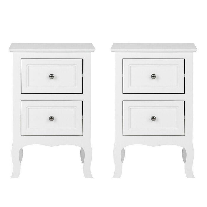Aurora Bedside Table with Drawer Organizer