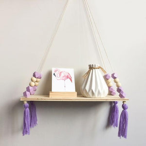 Violet Wooden Shelf - Hansel & Gretel Home Decor