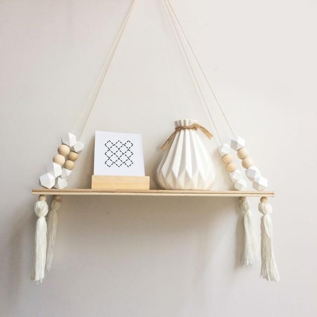 White Wooden Shelf - Hansel & Gretel Home Decor